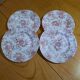 Vintage flower plates