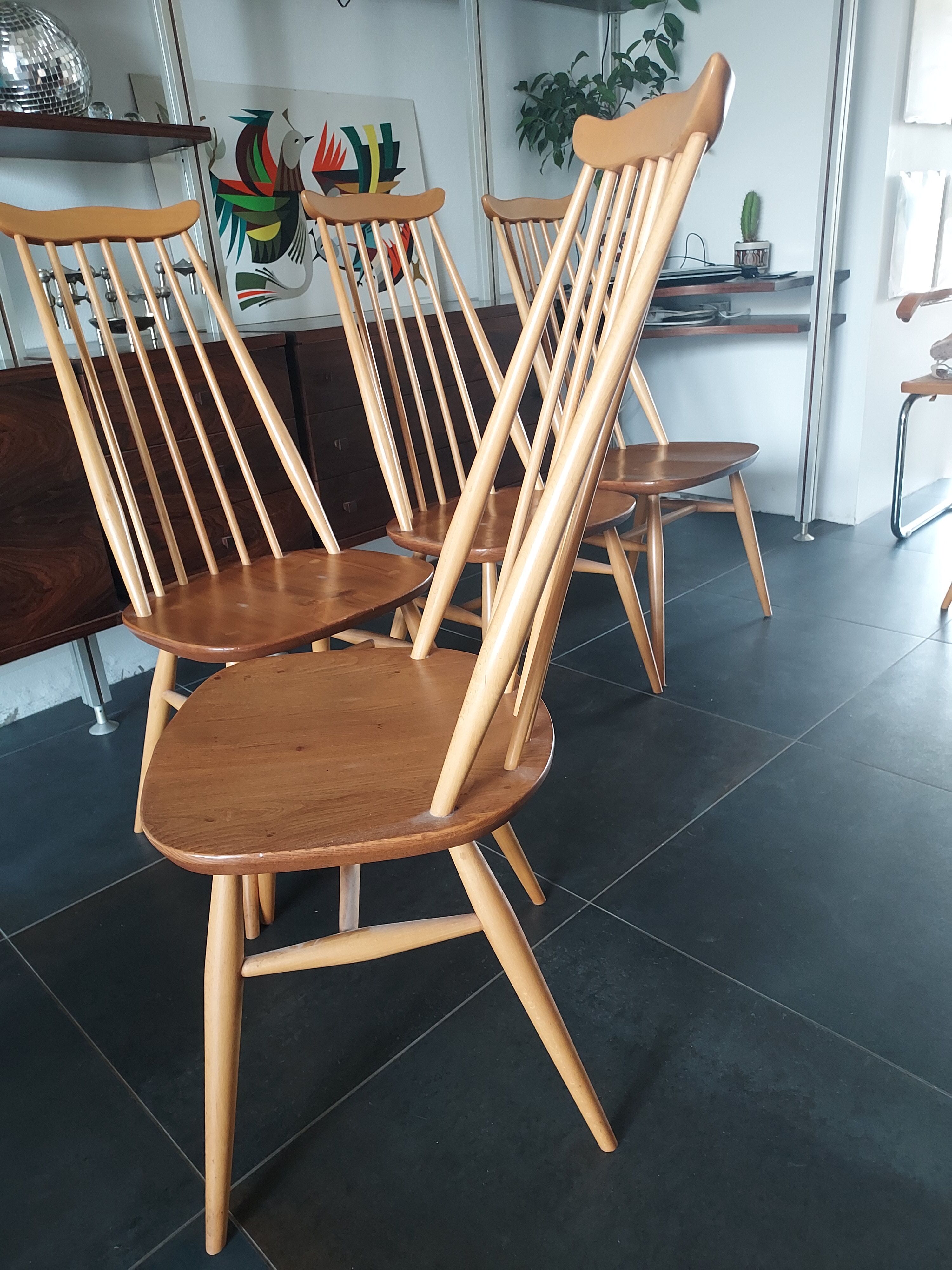 Ercol Goldsmith chairs and armchairs