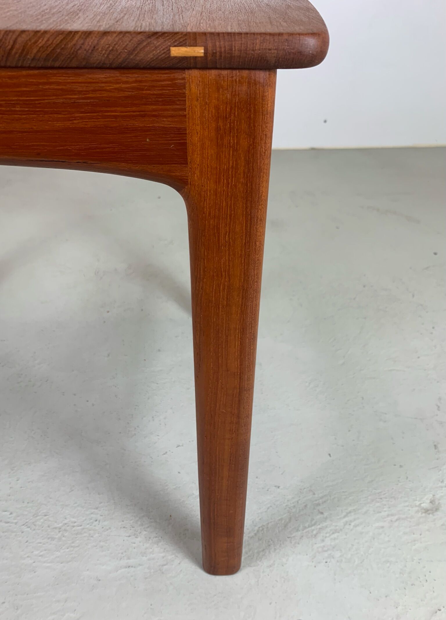 Midcentury teak beside table by Ygvar Sandstrom for AB Seffele Mobelfabrik, 1960s