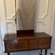 Scandinavian dressing table with triptych mirror