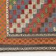 Blue & Green Tribal Vintage Kilim Rug, 177x314Cm