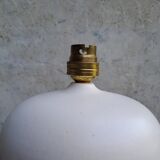 Art Deco lamp base in ceramic and brass.