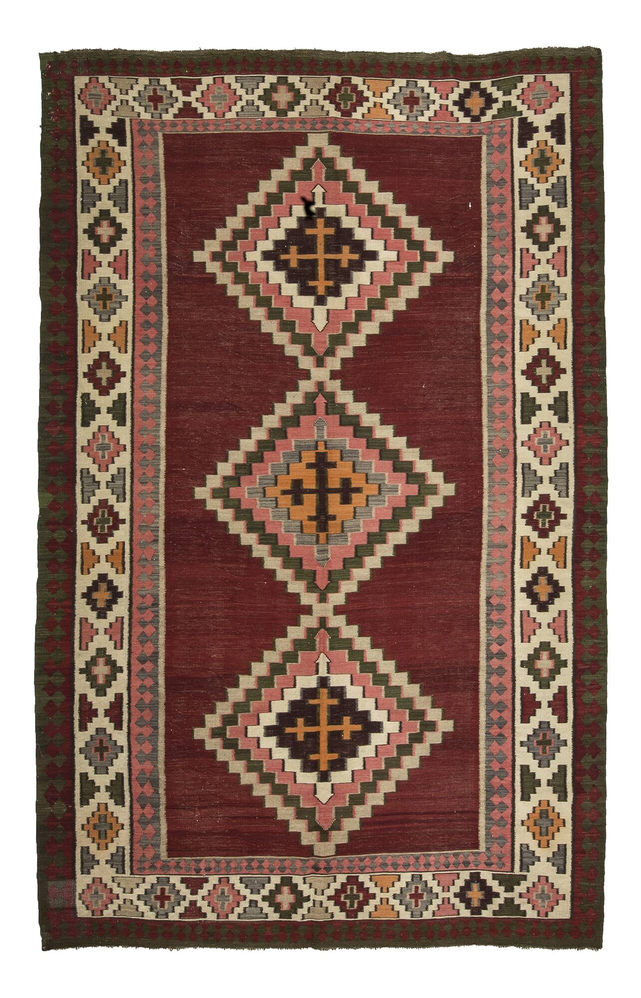 Turkish kilim rug, 260x148 cm, MYK-842