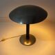 Italian desk / table mushroom lamp in brushed metal, 1950s