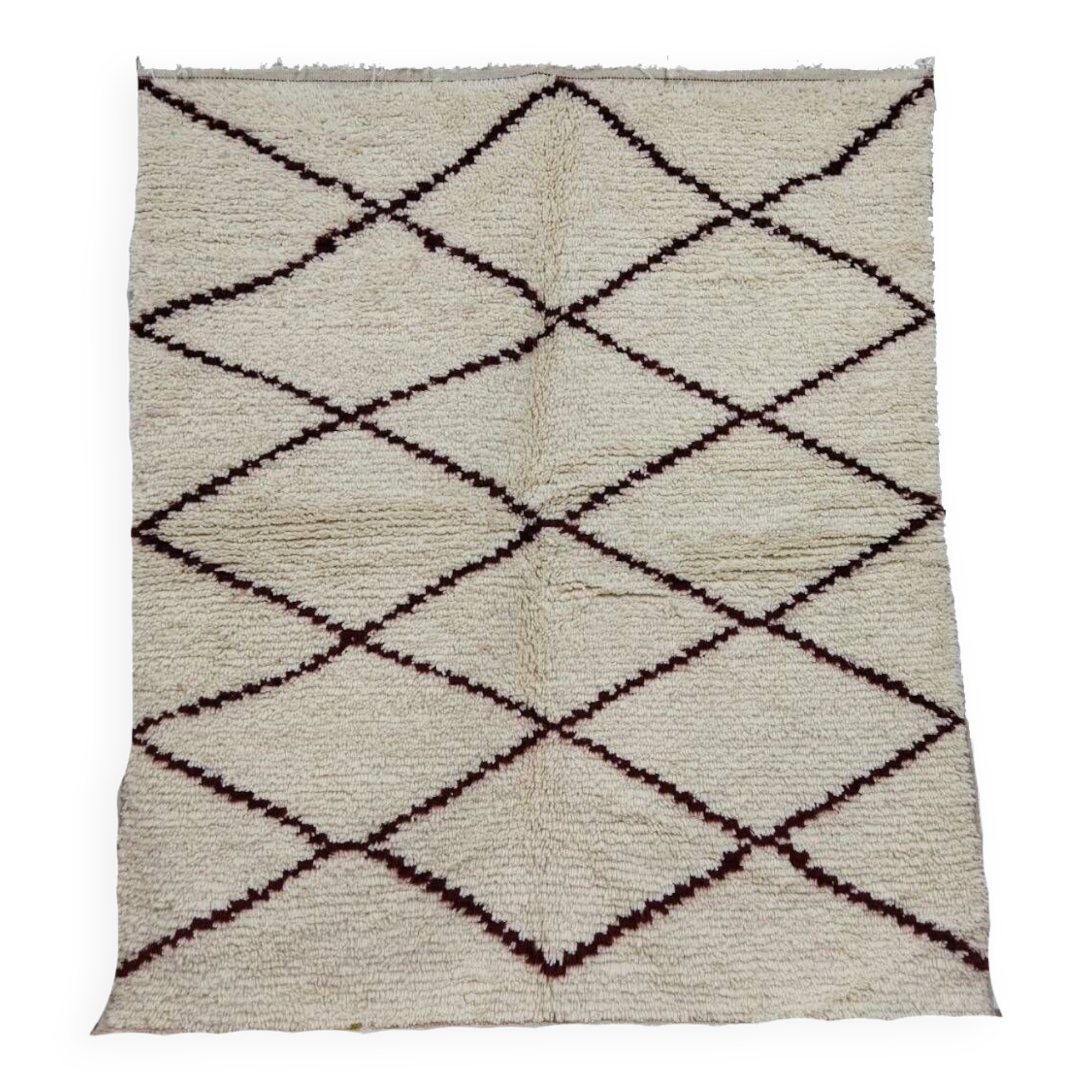 Handmade moroccan berber rug 176 x 152 cm