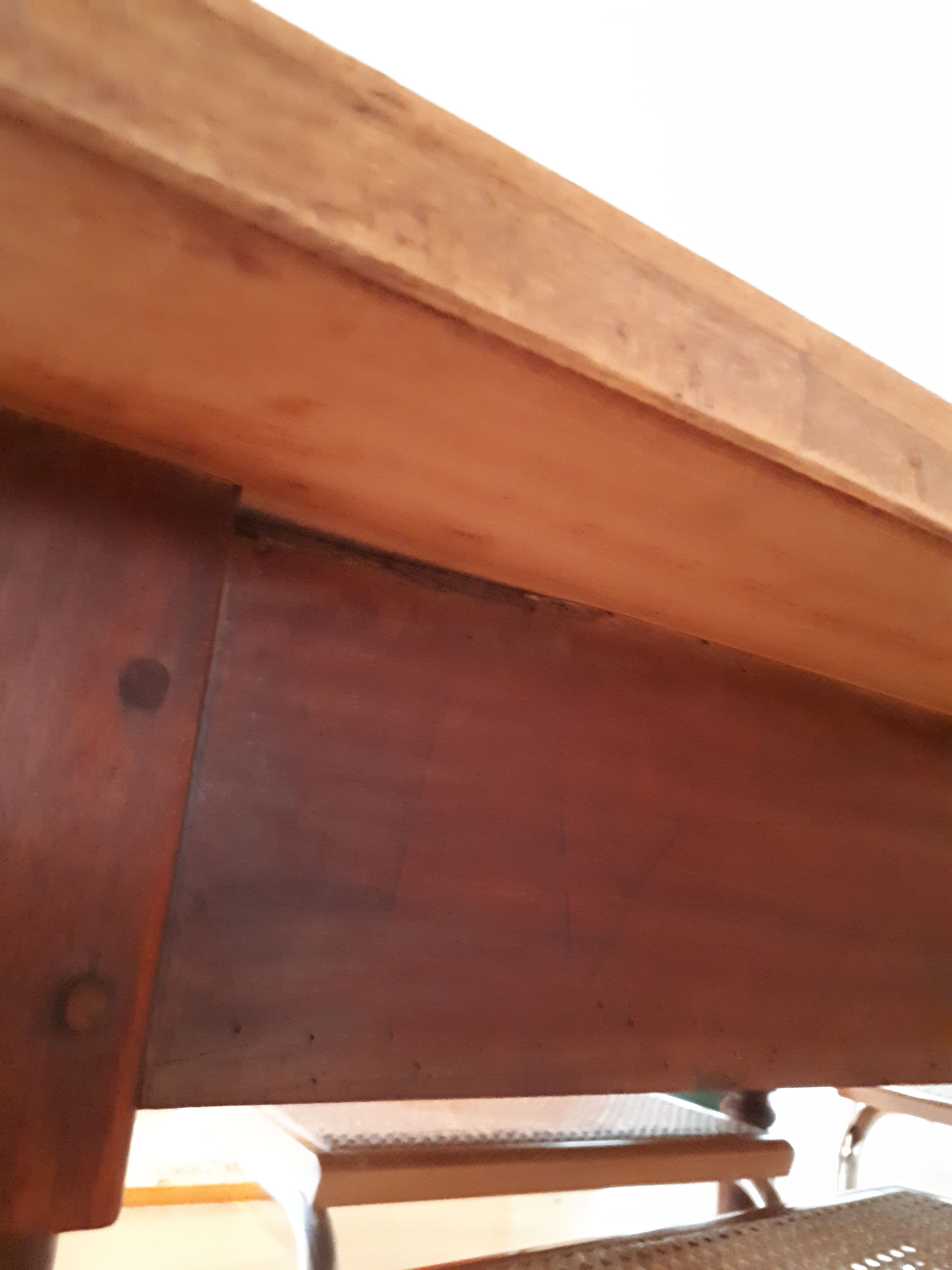 Farm table walnut oval tray