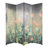20th Century Hand Painted Screen