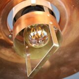 Scandinavian midcentury Design Lamp by Vitrika | solid copper black style | 1960s | Scandinavian