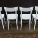 Set of 4 vintage bistro chairs