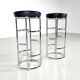 "Satish" bar stools in leather and chrome tubular steel by E Eckart Muthesius.