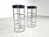 "Satish" bar stools in leather and chrome tubular steel by E Eckart Muthesius.