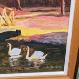 Autumn nature painting
