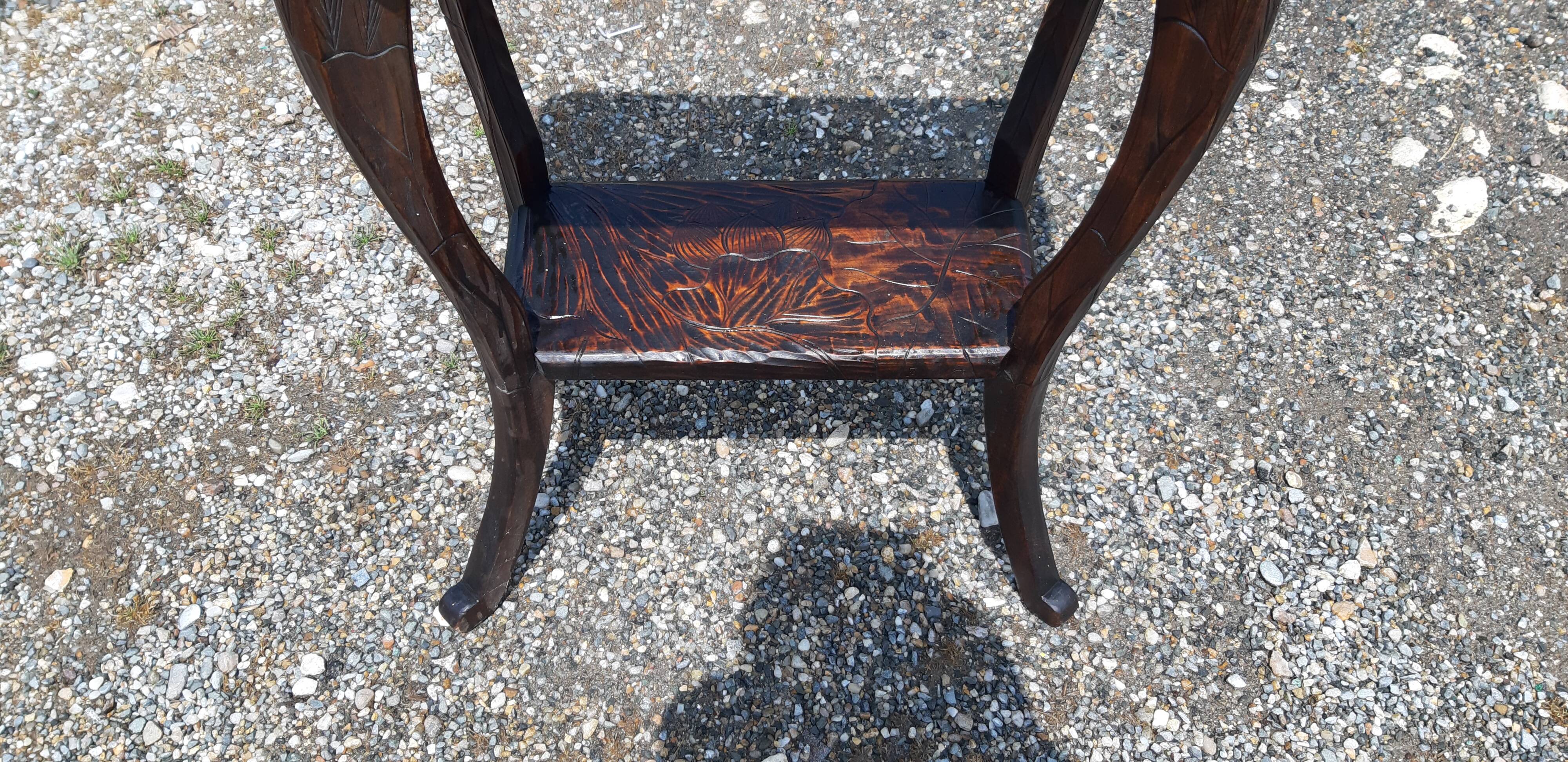 Art Nouveau Wood Tablet