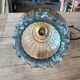 Suspension vintage en verre