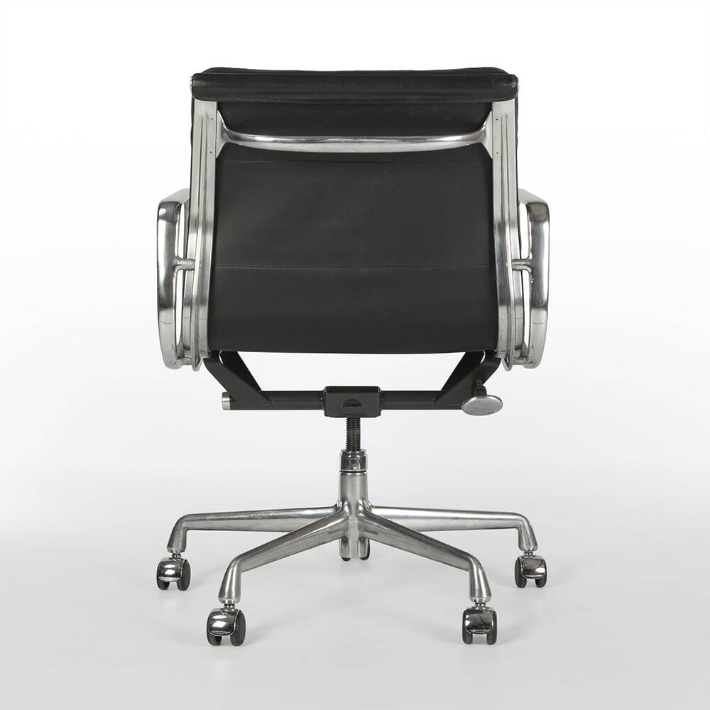 Black Set (6) Herman Miller Original Eames EA435 ‘Soft Pad’ Desk Aluminium