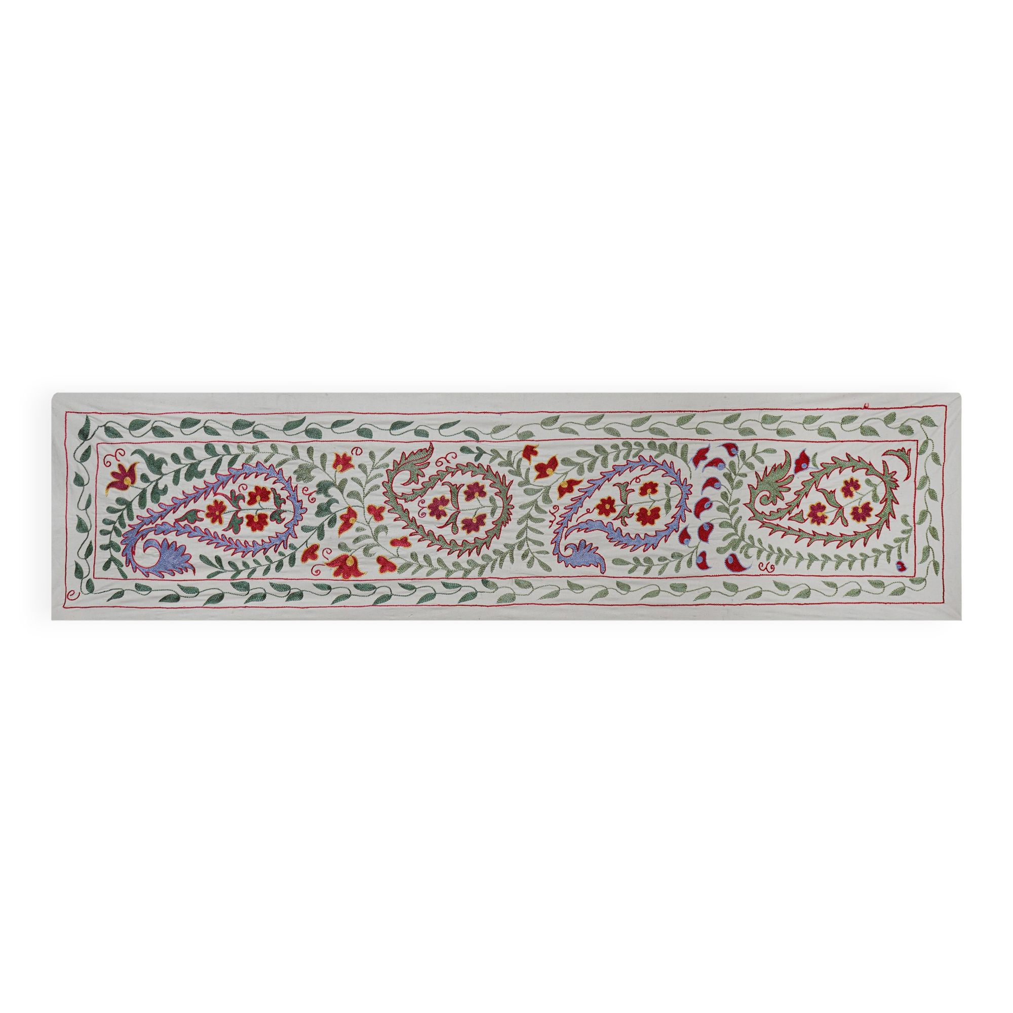 Hand-knotted rug, vintage Turkish rug 50x178 cm