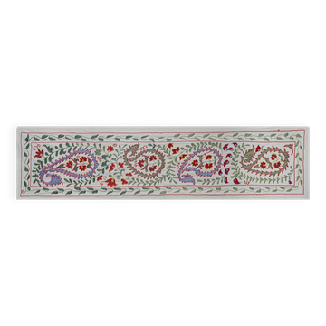 Hand-knotted rug, vintage Turkish rug 50x178 cm