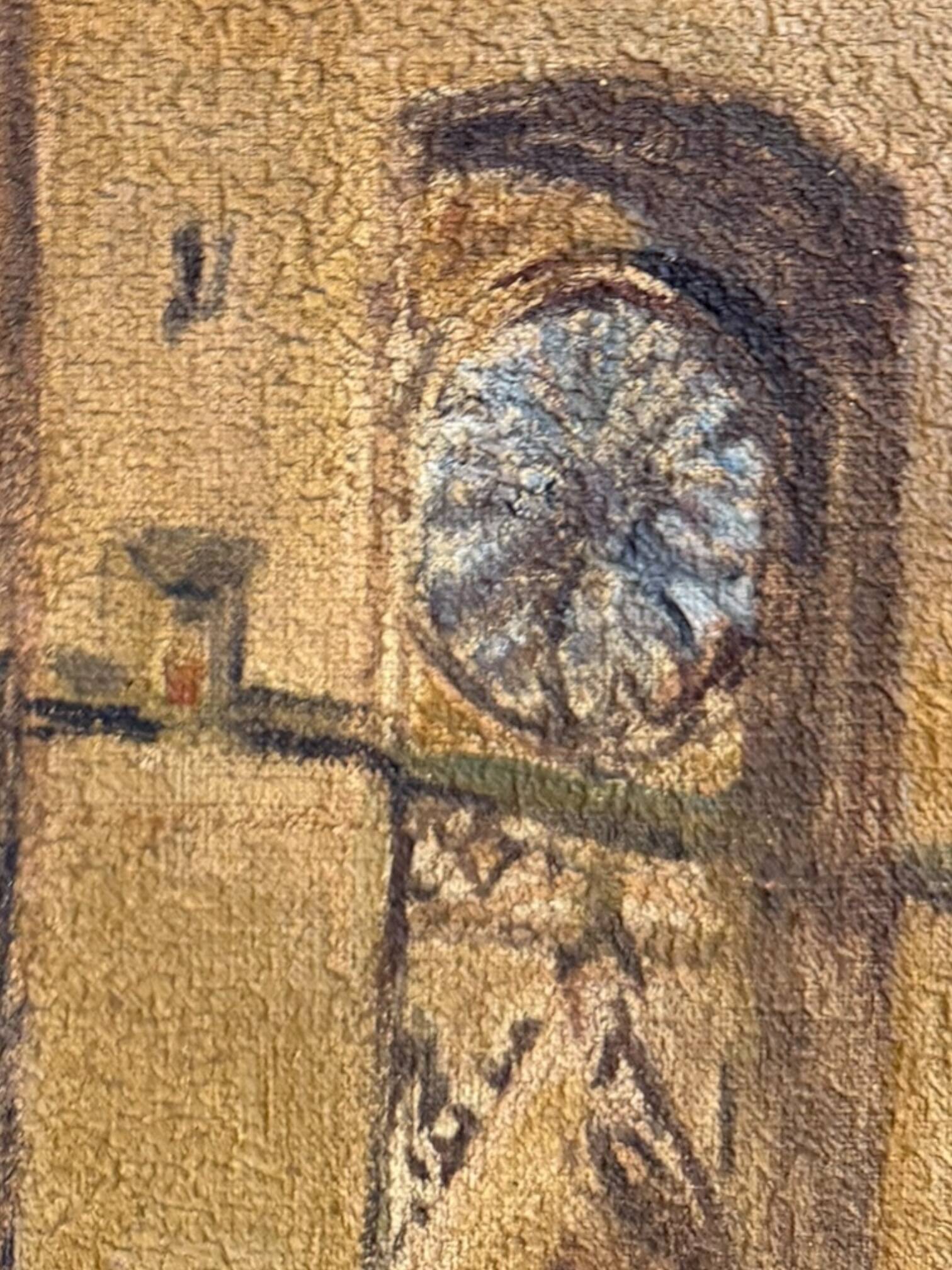 Huile sur toile vue de Béziers