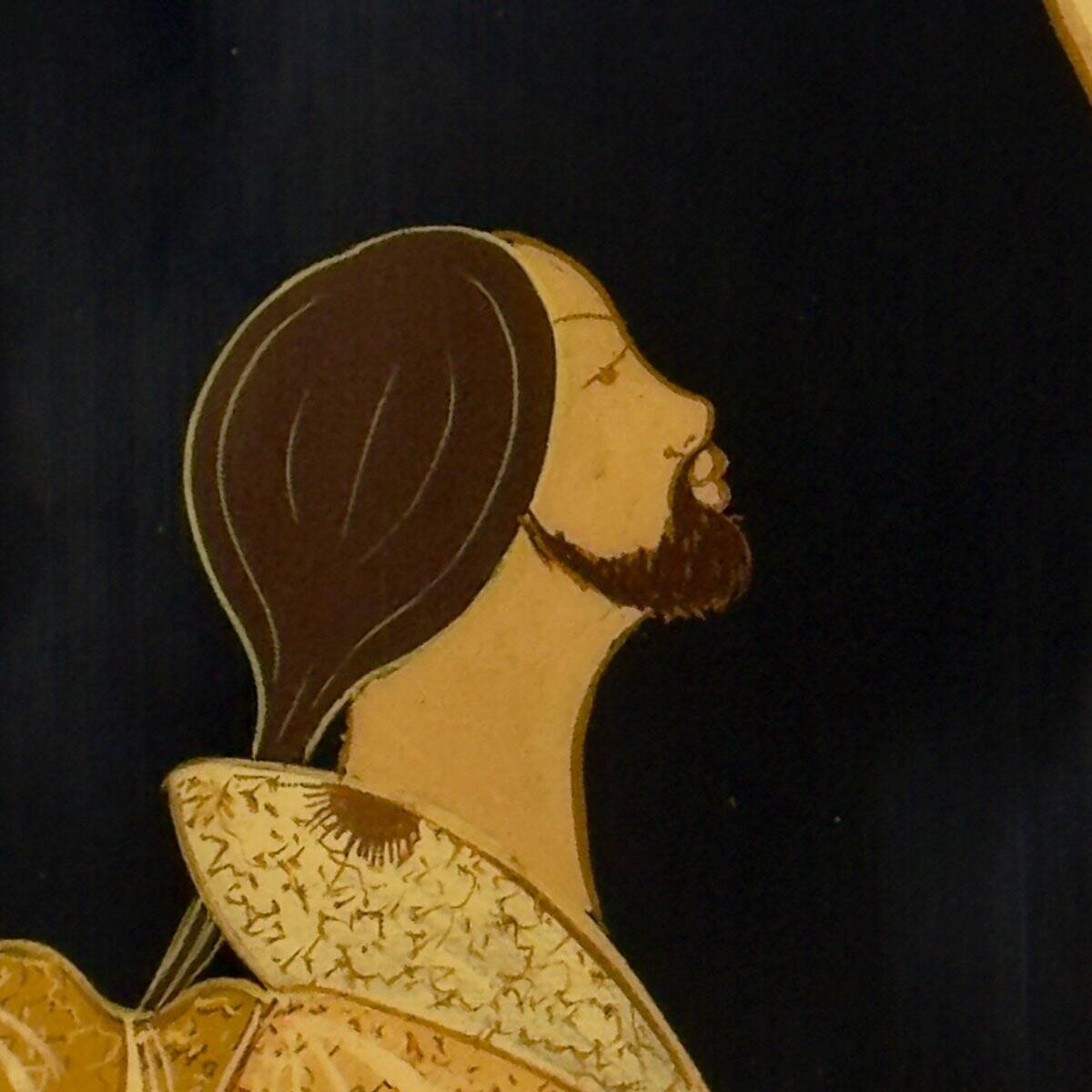 Vintage wooden art panel, Italy, 1963