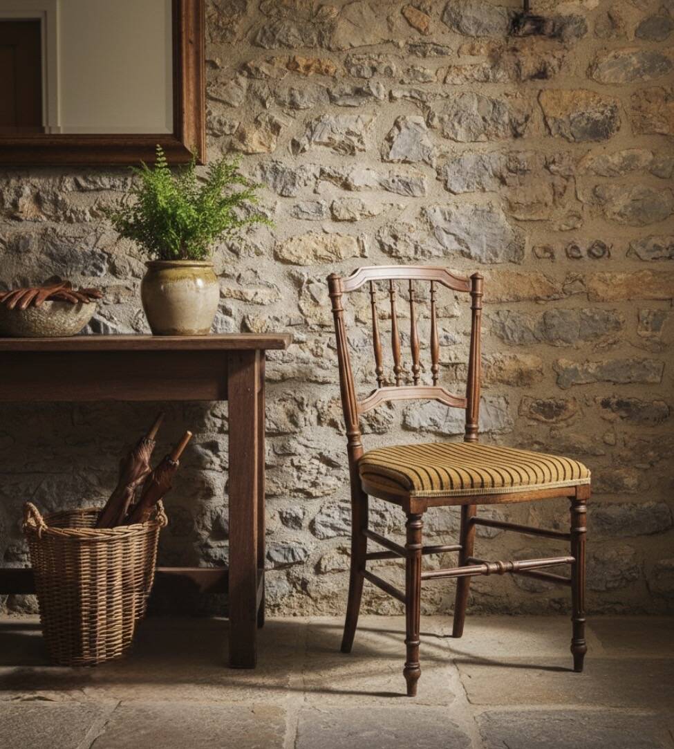 Pair of lovely Napoleon III / Louis XVI chairs - Striped velvet
