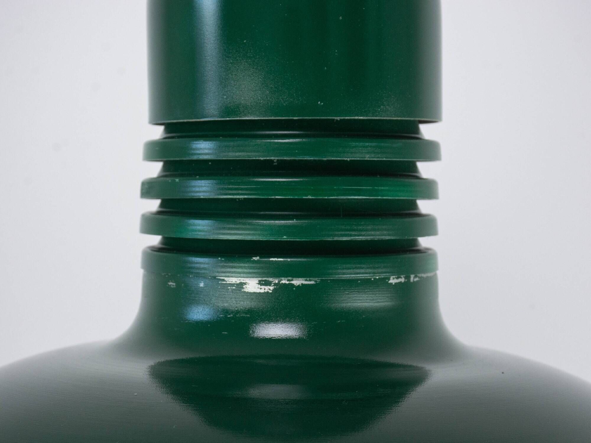 Green Vintage Industrial Metal Green Lamp produced by Sijaj Hrastnik