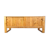 Scandinavian pine wood sideboard, 1960s