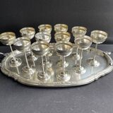 Service à liqueur – Métal argenté
