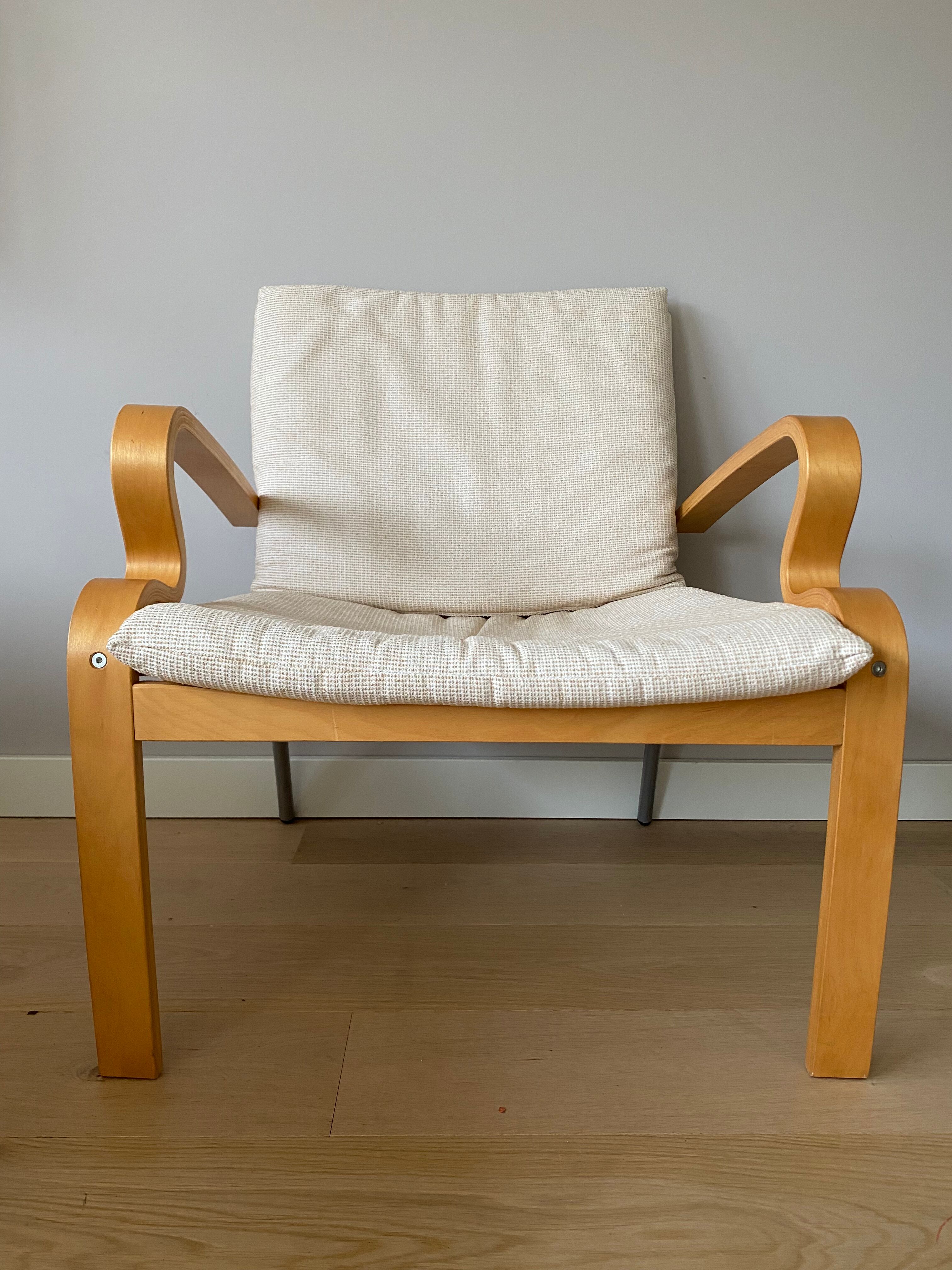 Vintage Bentwood Bjärred lounge chair by IKEA
