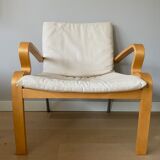 Vintage Bentwood Bjärred lounge chair by IKEA