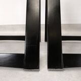 4 Trieste folding chairs with storrage table - Aldo Jacober for A. Bazzani