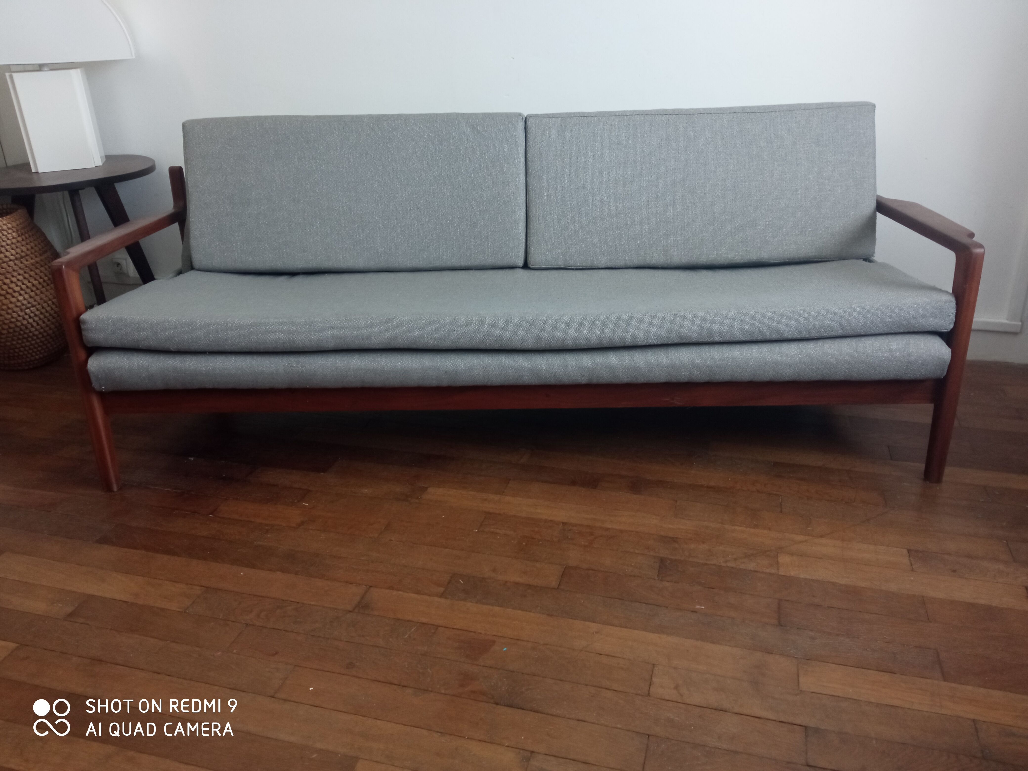 Danish sofa in vintage teak
