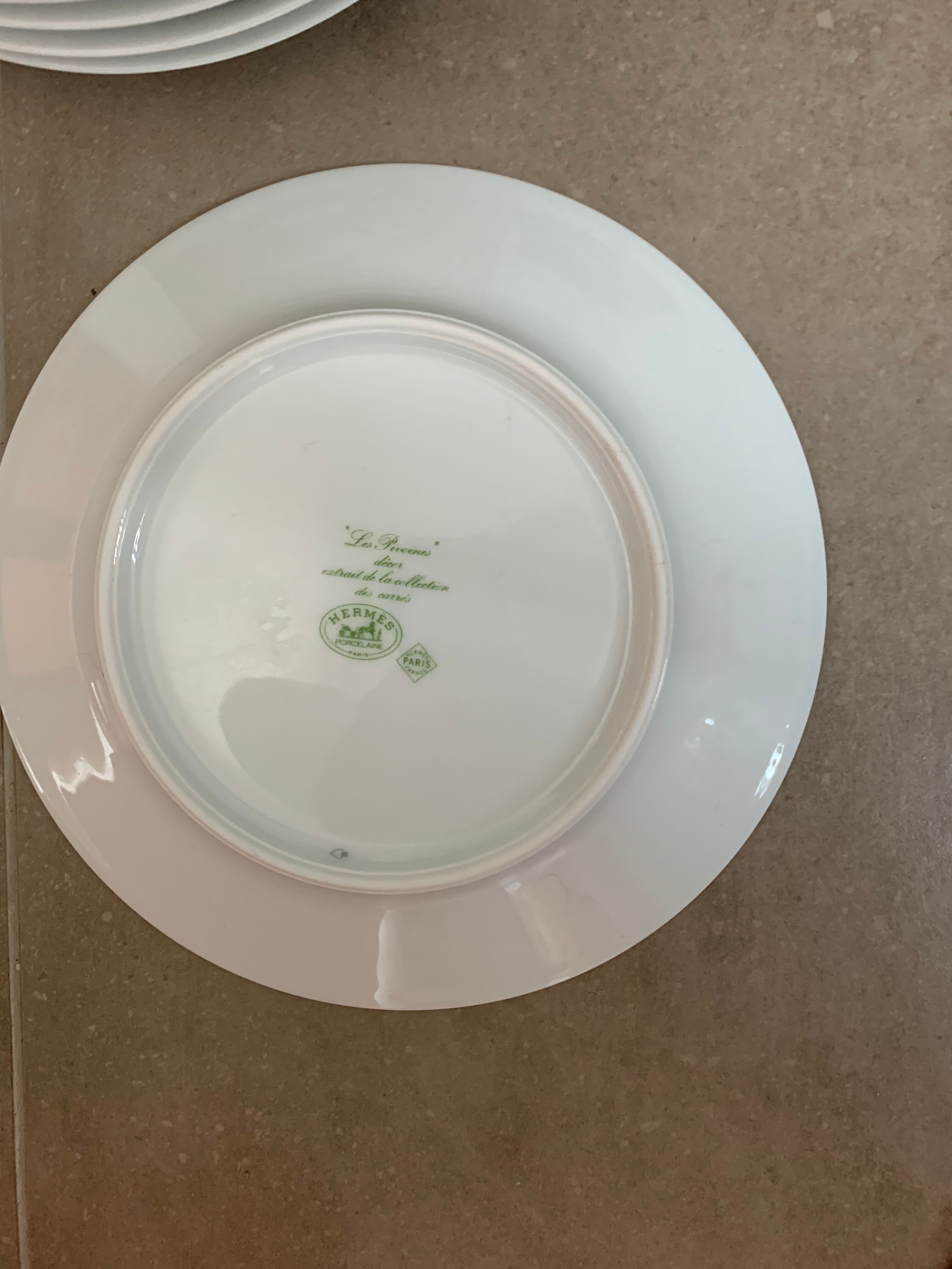 Hermès Service - 30 pieces (5 models/sizes - 6 plates)