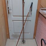 Paire de bâtons de ski vintage en bambou VM Staven - Lot 2