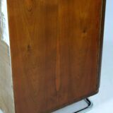 Garde-robe en acier chromé et tubulaire Bauhaus de Hynek Gottwald, années 1940.