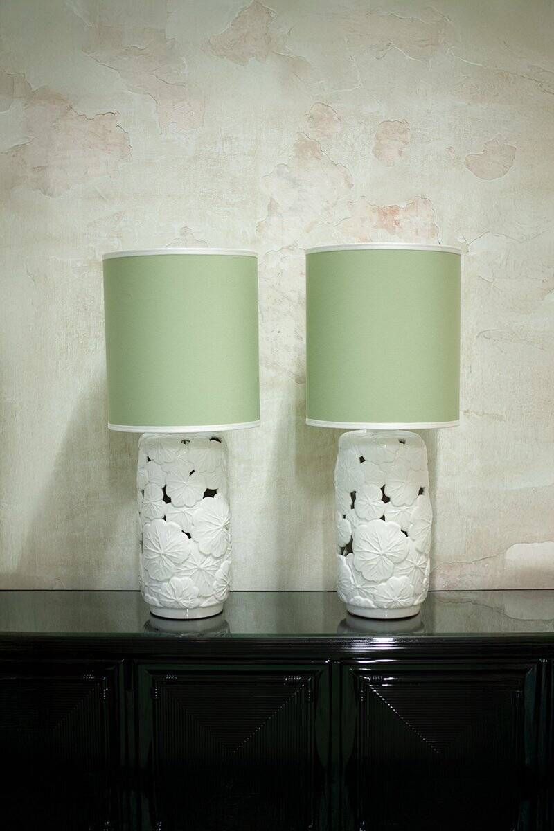Ceramic lamps by Vivai del Sud 1970 by Vivai Del Sud, set of 2
