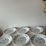 Myosotis dessert plates
