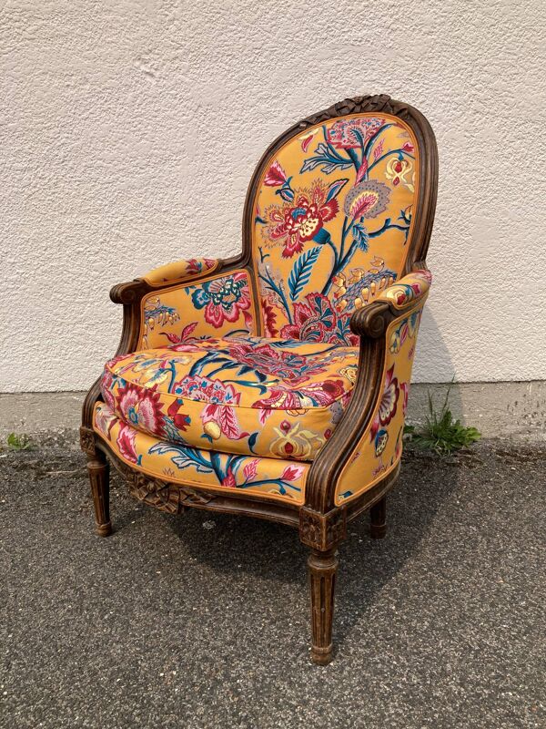 Bergère XIXe siècle de style Louis XVI