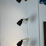 Set of 3 wall lights edited by Parscot France 1950s