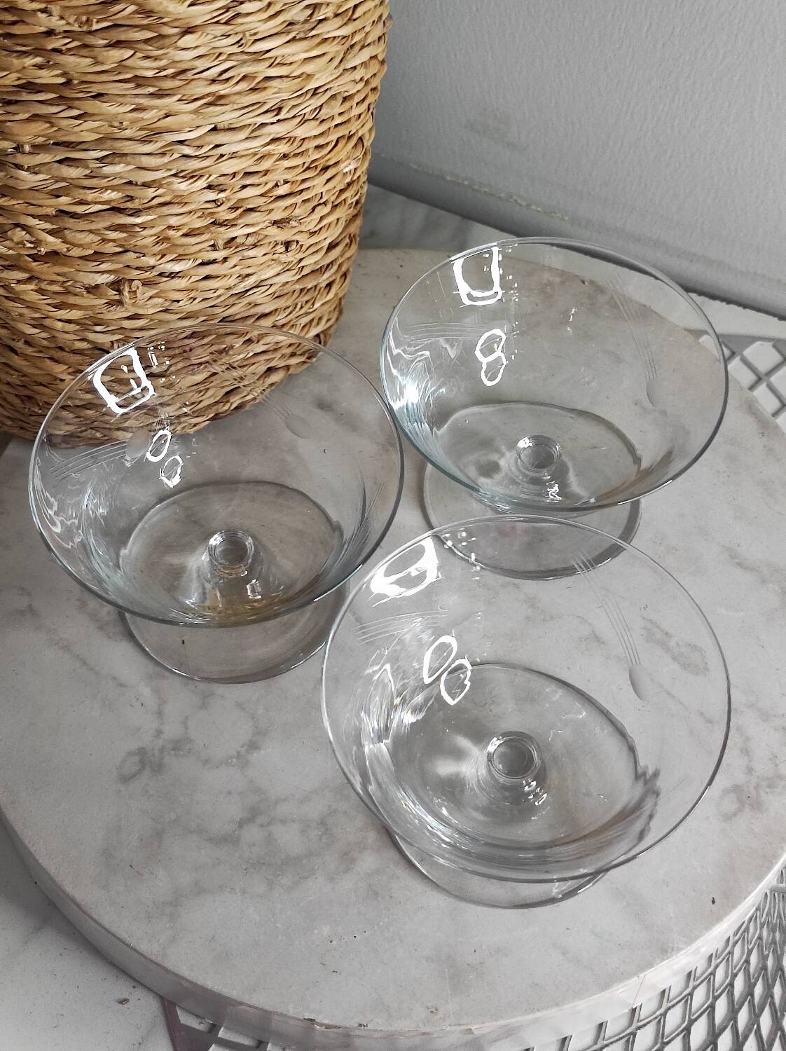 Verres a champagne cocktail