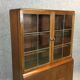 Glass art deco oak buffet