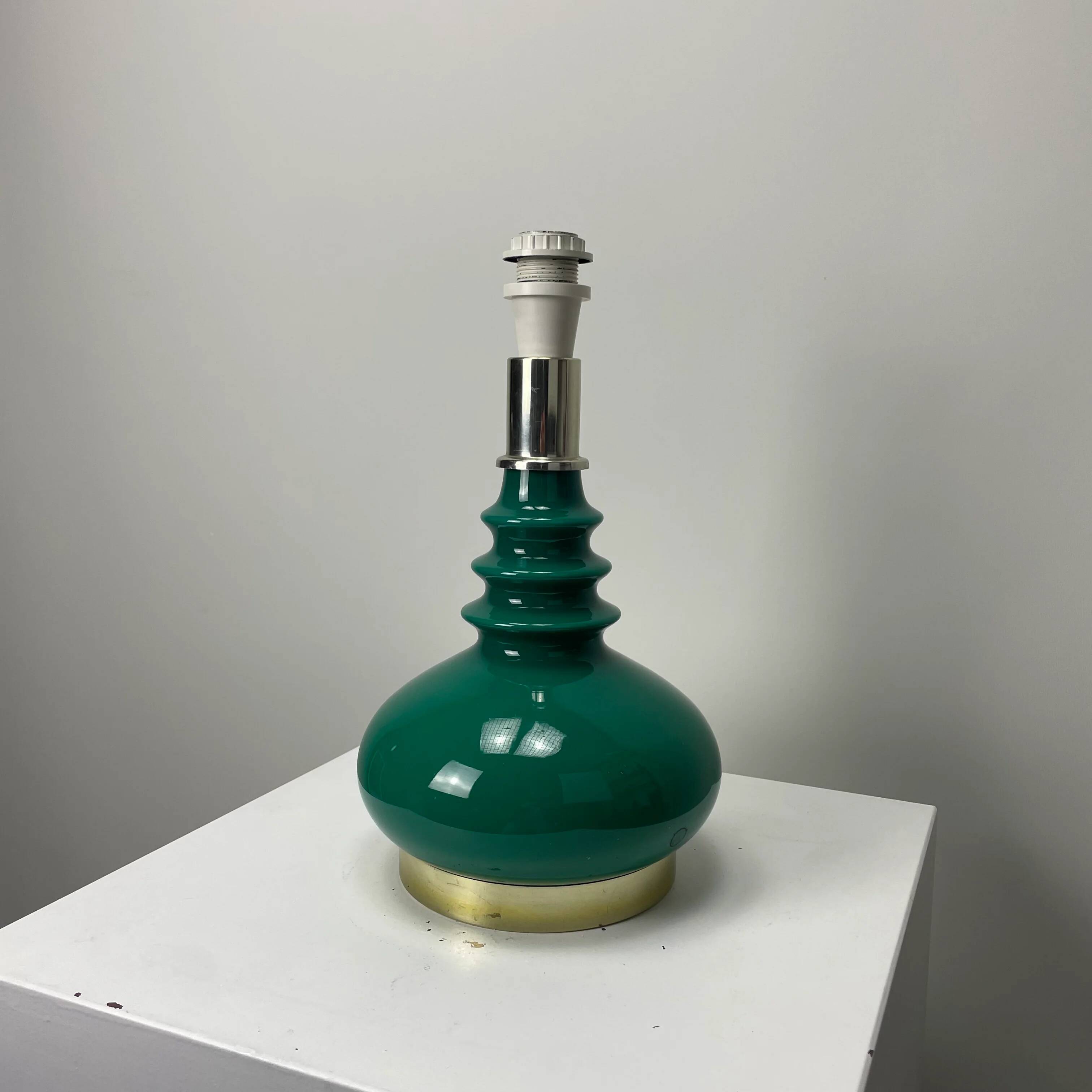 Green Galaxy table lamp by Peill & Putzler 1960