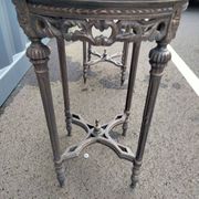 Pair of pedestal tables