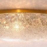 50 cm Murano glass and brass wall light - Egon Hillebrand. Germany 1970.