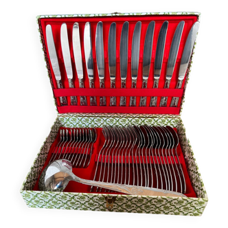 Cutlery set 49 pcs in stainless steel with E stainless steel D punches