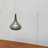 Mid-century Danish glass tulip pendant lamp by Nordisk Solar and Holmegaard, 1960s.