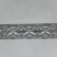 12 knife holders in cut crystal triangular shape