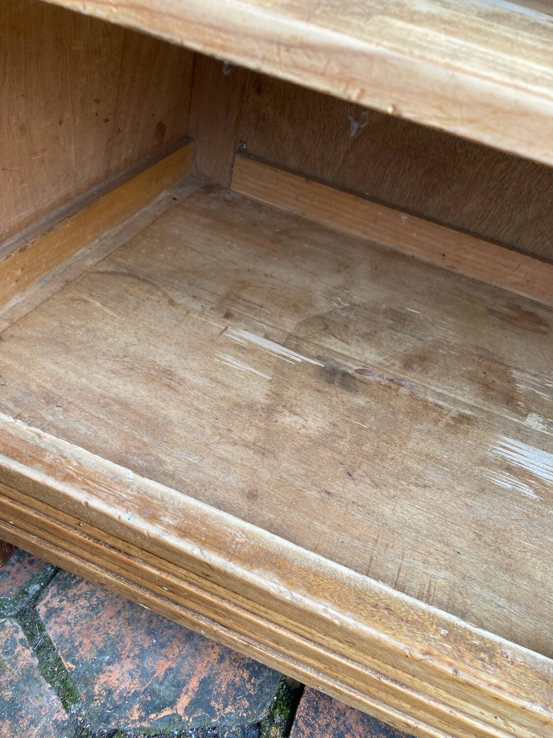 Small antique wardrobe in Art Deco style