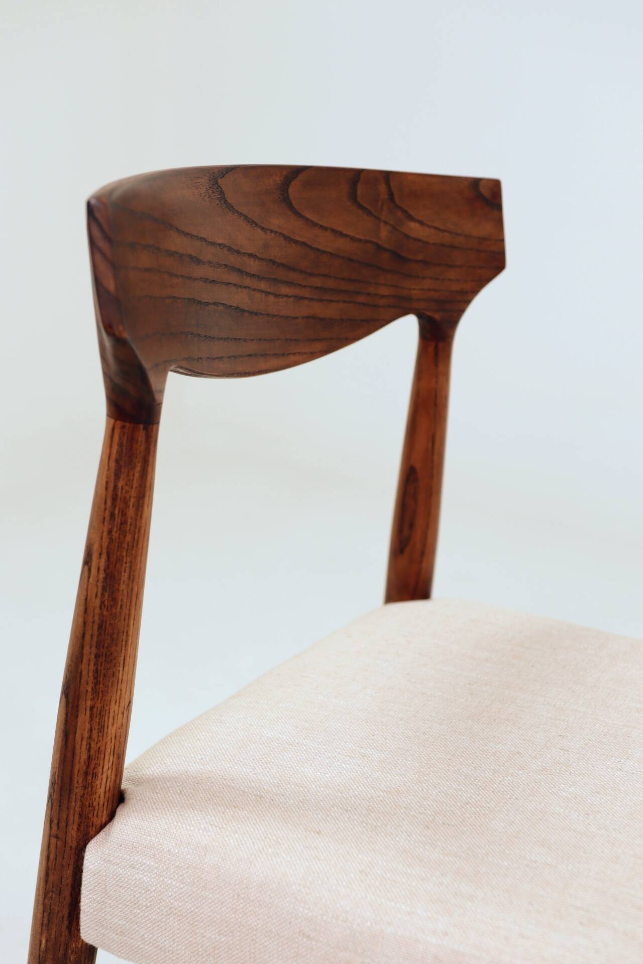 Modern Dining Chairs Japandi & Mid Century style | Solid Wood Ash 