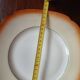 Orange porcelain dessert plates