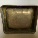 Cendrier en bronze martelé